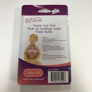 Sculpey Doll Maker Push Flexible Baby Mold # APM48 Use w/ Clay, Soap And Plaster